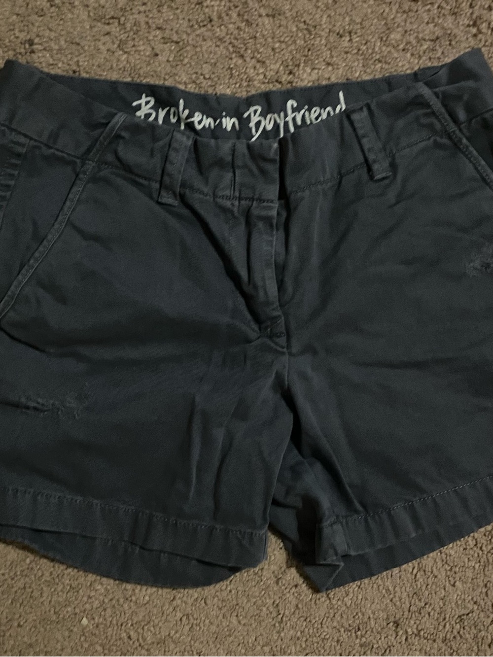 J. Crew Broken-in Boyfriend Shorts in Gray